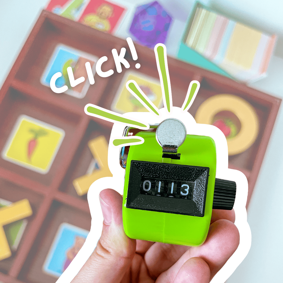 My Speech Counter Clicker - Set of 4 Bjorem Speech My Speech Counter Clicker Set of 4 Best Speech Language Therapy Tools