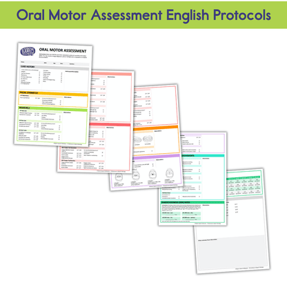 Oral Motor Assessment English & Spanish Oral Motor Assessment for Kids in Speech Therapy by Bjorem Speech Best Speech Language Therapy Tools
