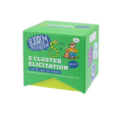 S Cluster Elicitation Deck 2 — for /sk/, /sp/, and /st/ Clusters S Cluster Elicitation Deck 2 – /s/ Blends Cards | Bjorem Speech Best Speech Language Therapy Tools