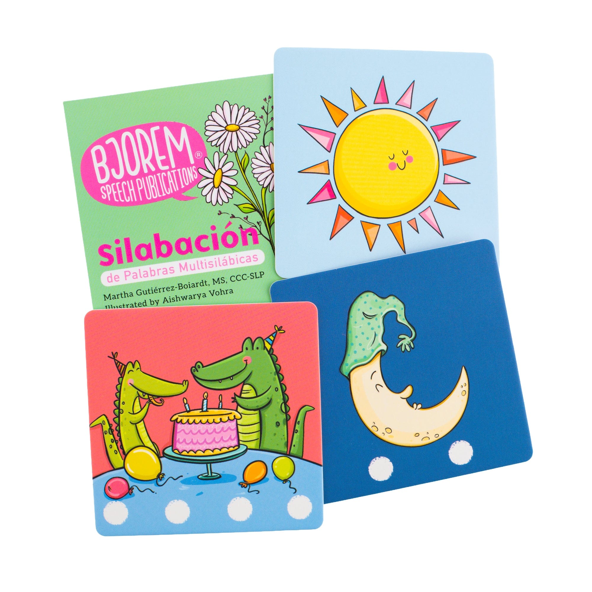Silabación de Palabras Multisilábicas - Spanish Multisyllabic Words Silabación - Spanish Multisyllabic Therapy Cards - Syllabification Best Speech Language Therapy Tools
