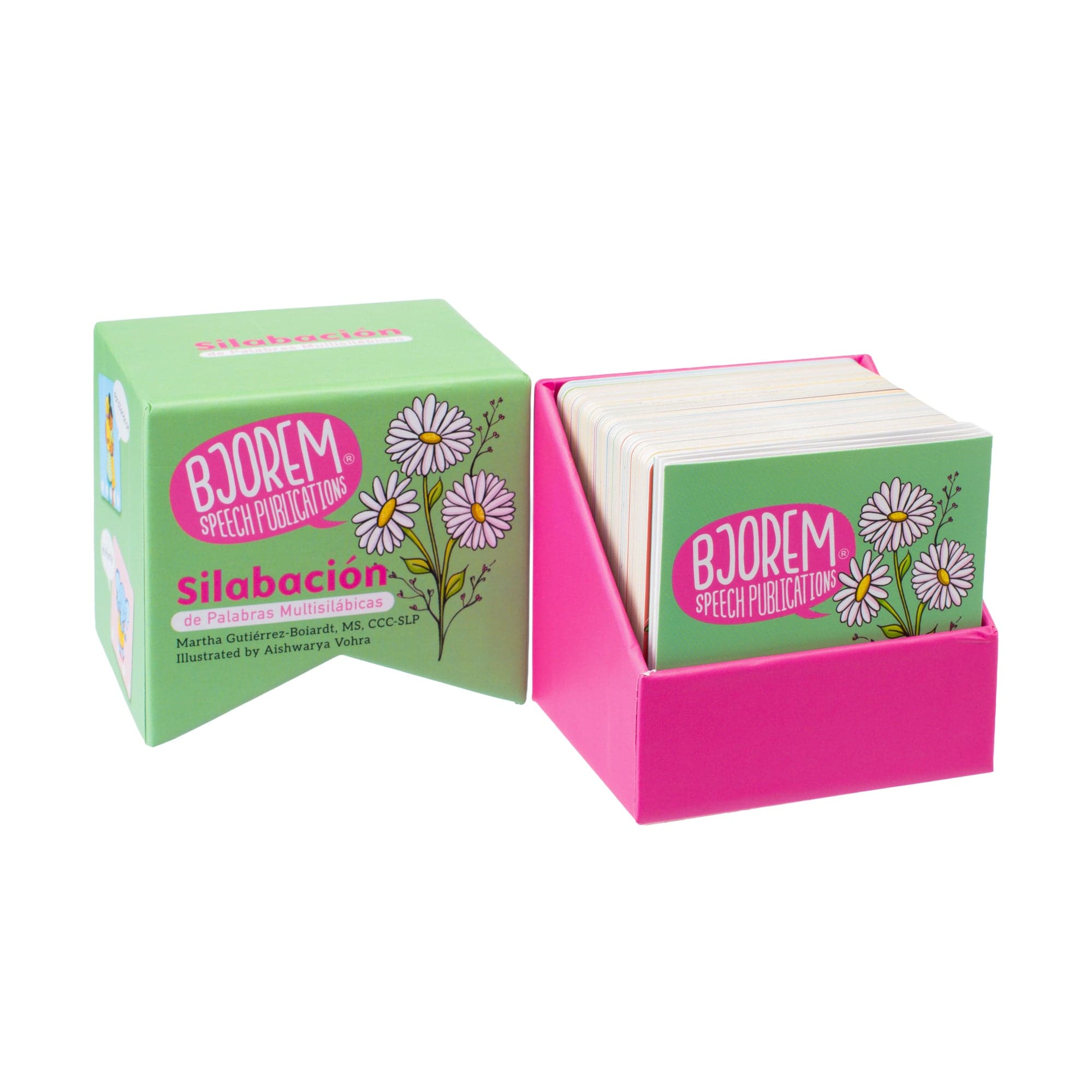 Silabación de Palabras Multisilábicas - Spanish Multisyllabic Words Silabación - Spanish Multisyllabic Therapy Cards - Syllabification Best Speech Language Therapy Tools