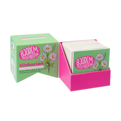 Silabación de Palabras Multisilábicas - Spanish Multisyllabic Words Silabación - Spanish Multisyllabic Therapy Cards - Syllabification Best Speech Language Therapy Tools