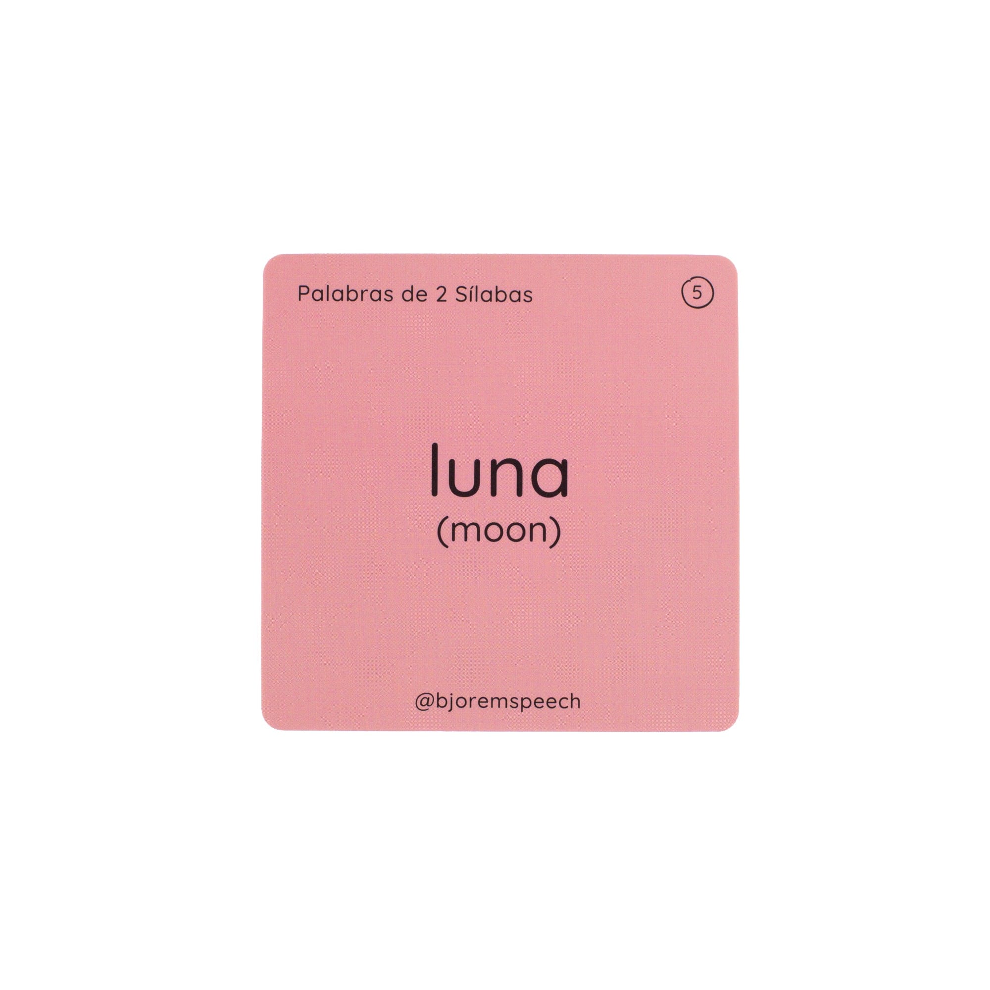 Silabación de Palabras Multisilábicas - Spanish Multisyllabic Words Silabación - Spanish Multisyllabic Therapy Cards - Syllabification Best Speech Language Therapy Tools