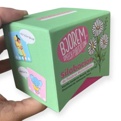 Silabación de Palabras Multisilábicas - Spanish Multisyllabic Words Silabación - Spanish Multisyllabic Therapy Cards - Syllabification Best Speech Language Therapy Tools