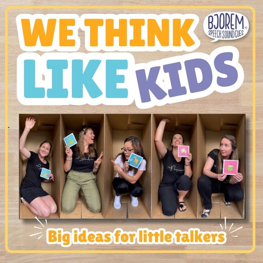 We think like kids: children using Bjorem Speech Sound Cues