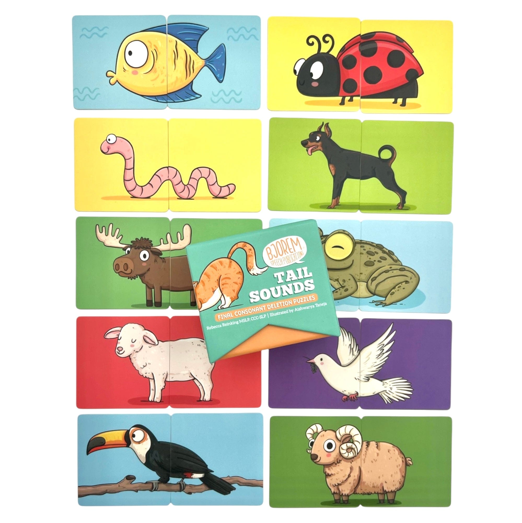 Tail Sounds Final Consonant Deletion Puzzles Final Consonant Deletion Puzzles for Engaging Learning Best Speech Language Therapy Tools