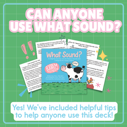 What Sound? - Sounds and Categories for Young Children Bjorem What Sound? Interactive Sounds - Categories for Young Children Best Speech Language Therapy Tools