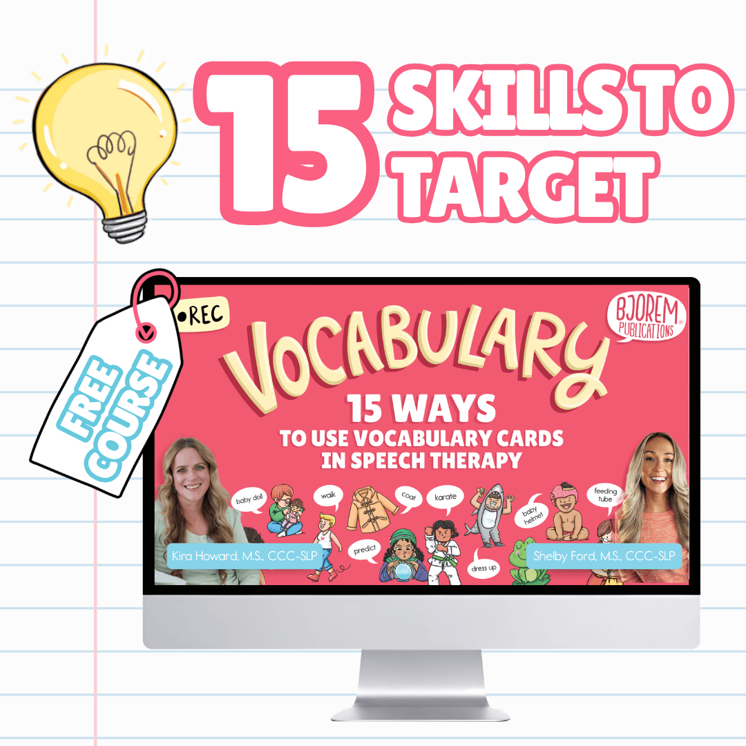 15 ways to use vocabulary cards in speech therapy