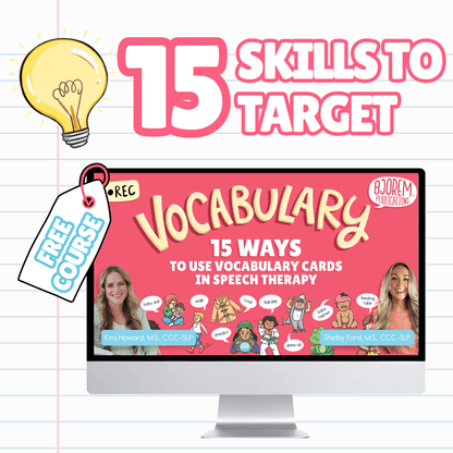 15 ways to use vocabulary cards in speech therapy
