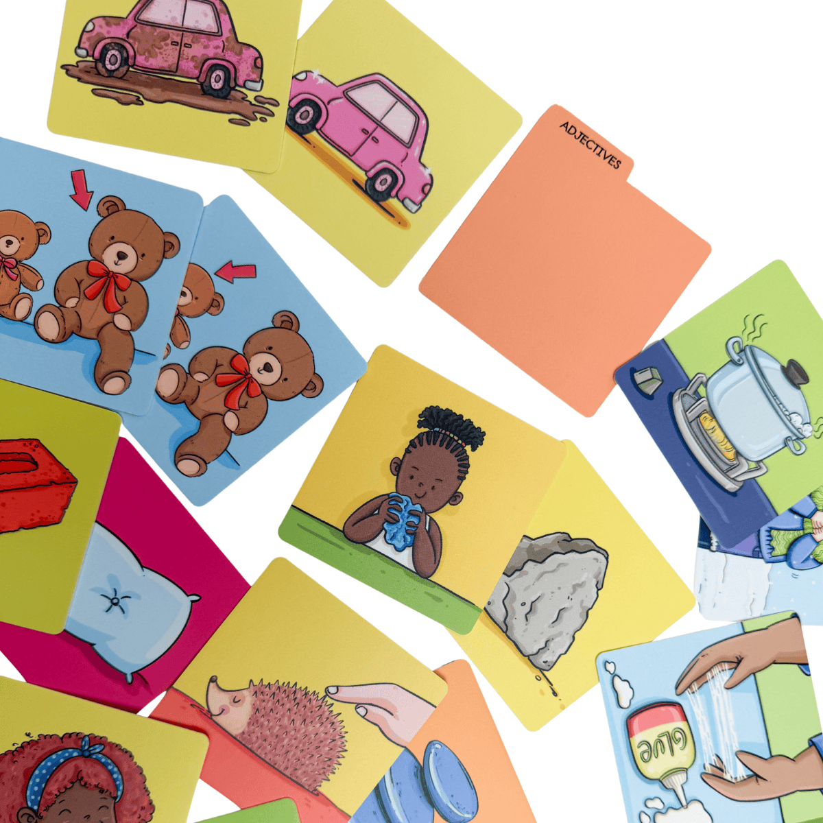 Bjorem Vocabulary cards with a category divider