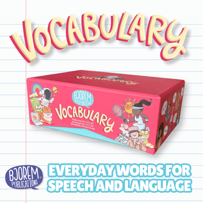 Bjorem Vocabulary everyday words for speech and language