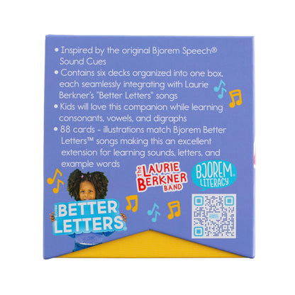 Bjorem Better Letters™ with The Laurie Berkner Band Card Deck Bjorem Better Letters™ with The Laurie Berkner Band Alphabet Learning Best Speech Language Therapy Tools