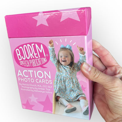 Action Photo Cards Photo Action Cards for Language Therapy Sessions Best Speech Language Therapy Tools