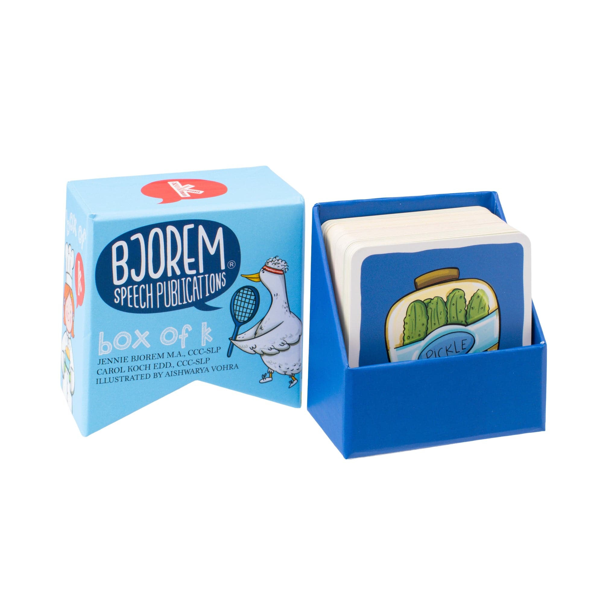 Box of K Speech Sound Cards for Development and Targets – Bjorem