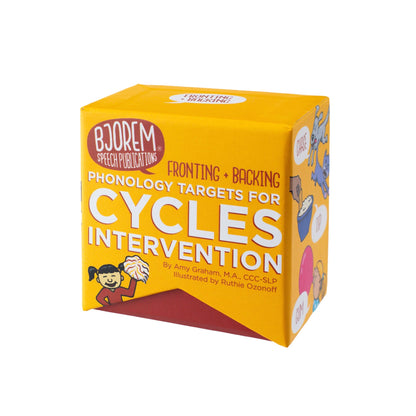 Cycles Intervention: Fronting & Backing Phonology Targets Cycles Intervention: Fronting & Backing Phonology Targets Best Speech Language Therapy Tools