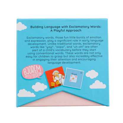 Exclamatory Words with QR Code Sounds - Uh-Oh! Oh-No! Yay! Oops! Exclamatory Words Deck with QR Code Sounds for Kids Best Speech Language Therapy Tools