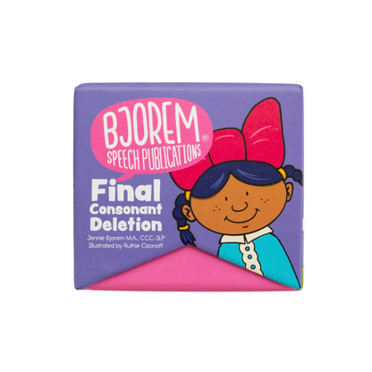 Final Consonant Deletion Improve Final Consonant Deletion with Minimal Pairs Best Speech Language Therapy Tools