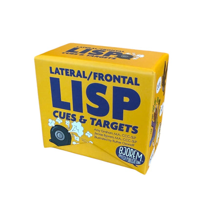 Lateral/Frontal Lisp Cues & Targets Bjorem Speech Sound Cues Lateralization | Speech Therapy Tools Best Speech Language Therapy Tools