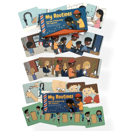 My Routines - Activities of Daily Living (ADL) Sequences Routines Daily Living Sequences Deck for Children Best Speech Language Therapy Tools