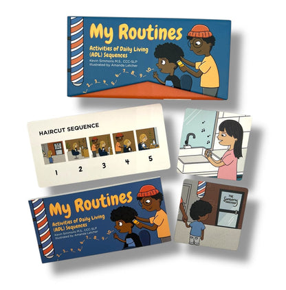 My Routines - Activities of Daily Living (ADL) Sequences Routines Daily Living Sequences Deck for Children Best Speech Language Therapy Tools