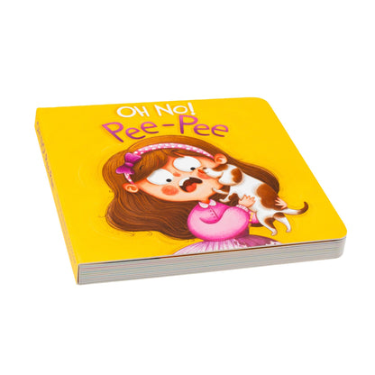 OH NO Pee-Pee Board Book Oh Pee Pee Board Book for Potty Training Fun Best Speech Language Therapy Tools
