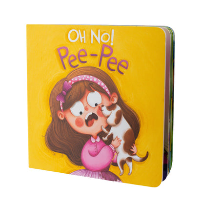 OH NO Pee-Pee Board Book Oh Pee Pee Board Book for Potty Training Fun Best Speech Language Therapy Tools