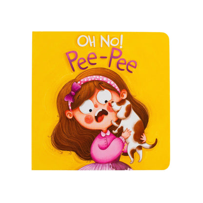 OH NO Pee-Pee Board Book Oh Pee Pee Board Book for Potty Training Fun Best Speech Language Therapy Tools