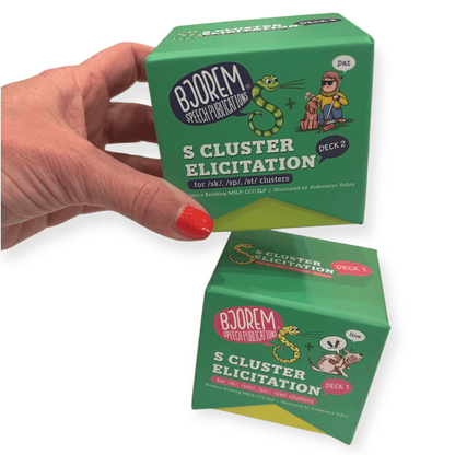 S Cluster Elicitation Bundle Cluster Elicitation Bundle by Rebecca Reinking Best Speech Language Therapy Tools