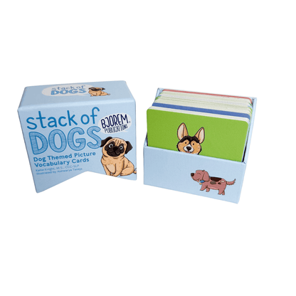 Bjorem® Stack of Dogs: Dog Themed Picture Vocabulary Cards Bjorem® Stack of Dogs: Dog Themed Picture Vocabulary Cards Best Speech Language Therapy Tools