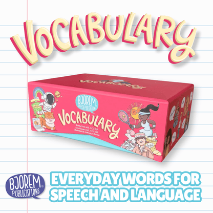 Bjorem® Vocabulary - Everyday Words for Speech and Language Bjorem® Vocabulary - Everyday Words for Speech and Language Best Speech Language Therapy Tools