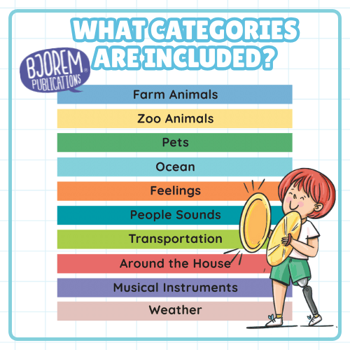 What Sound? - Sounds and Categories for Young Children Bjorem What Sound? Interactive Sounds - Categories for Young Children Best Speech Language Therapy Tools