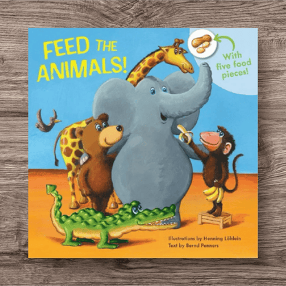 Feed the Animals: An Interactive Feeding Board Book Feed the Animals Interactive Feeding Board Book  Best Speech Language Therapy Tools