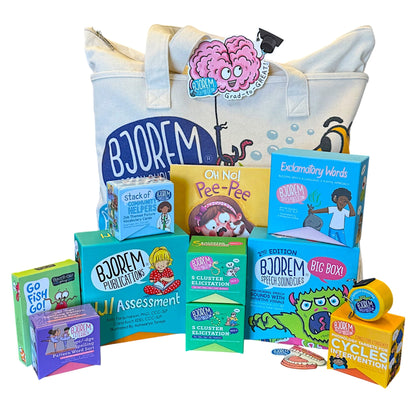 Grad-to-Great SLP Bjorem Speech Sample Kit SLP Kit: Grad-to-Great Bjorem Speech Starter Tools Best Speech Language Therapy Tools