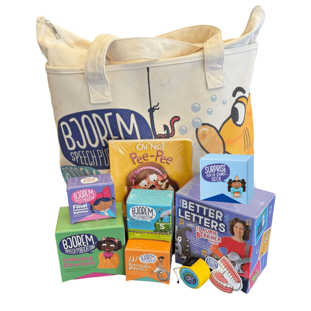 Grad-to-Great SLP Bjorem Speech Starter Kit SLP Kit: Grad-to-Great Bjorem Speech Starter Tools Best Speech Language Therapy Tools