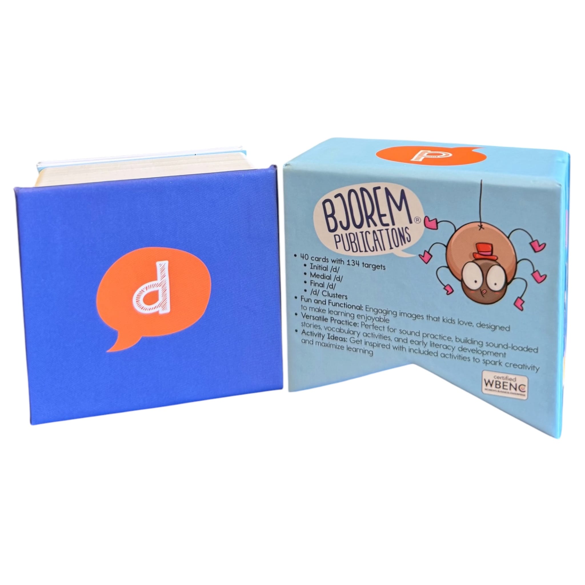 EQWEL SJB 2K & 2R DialoguesCards英語学習カード Box of D Speech Sound Cards for Language Learning – Bjorem Speech®