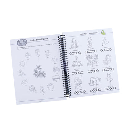 Activity pages from Box of Sounds in a Book