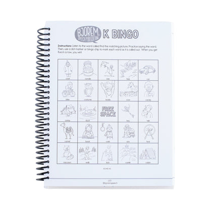 Game board page from Box of Sounds in a Book