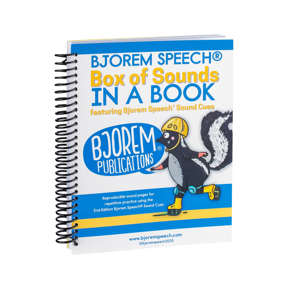 Spiral bound Box of Sounds in a Book workbook