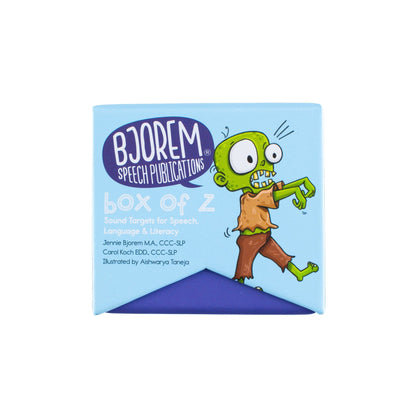 Front of the Box of Z with a zombie