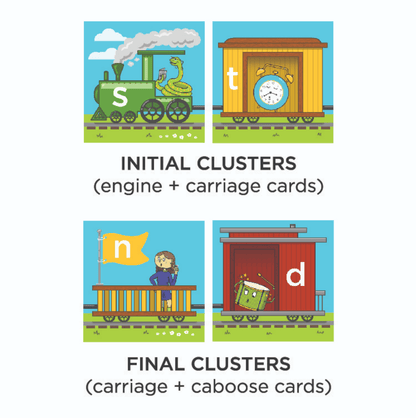 Cluster Cues for initial and final consonant clusters