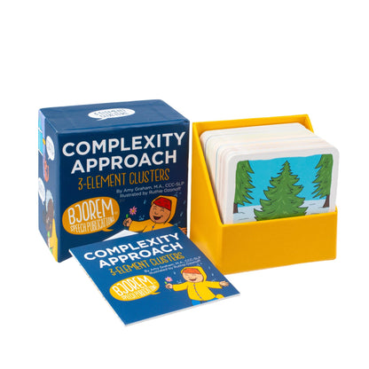 Open box of 3 Element Clusters with cluster cards