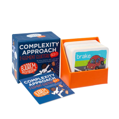 Open box of 2 Element Clusters Deck 2 with the brake card