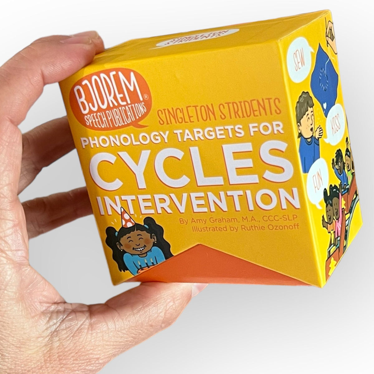 Cycles singleton stridents box held in hand
