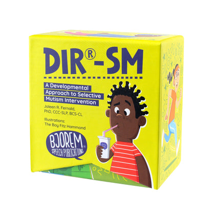 DIR-SM, a developmental approach to selective mutism intervention, card deck box