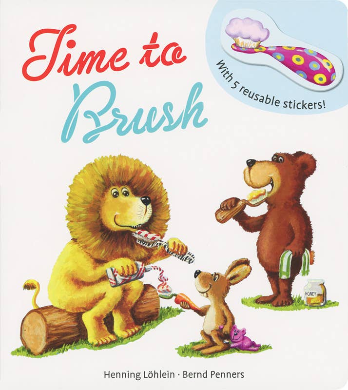 Time to Brush - Interactive Reusable Sticker Book Time to Brush - Interactive Reusable Sticker Book Best Speech Language Therapy Tools
