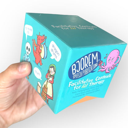 Facilitative Contexts for /r/ Therapy box held in hand
