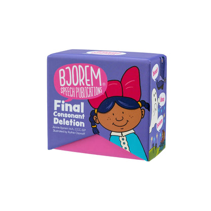 Bjorem Final Consonant Deletion card deck box