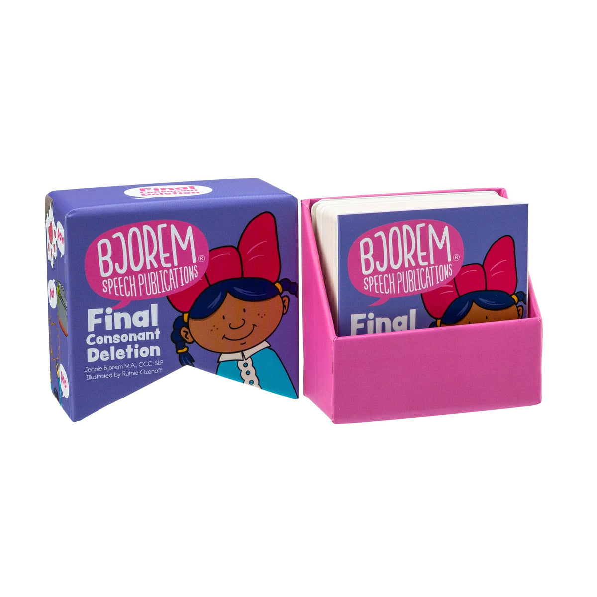 Open Final Consonant Deletion box with cards