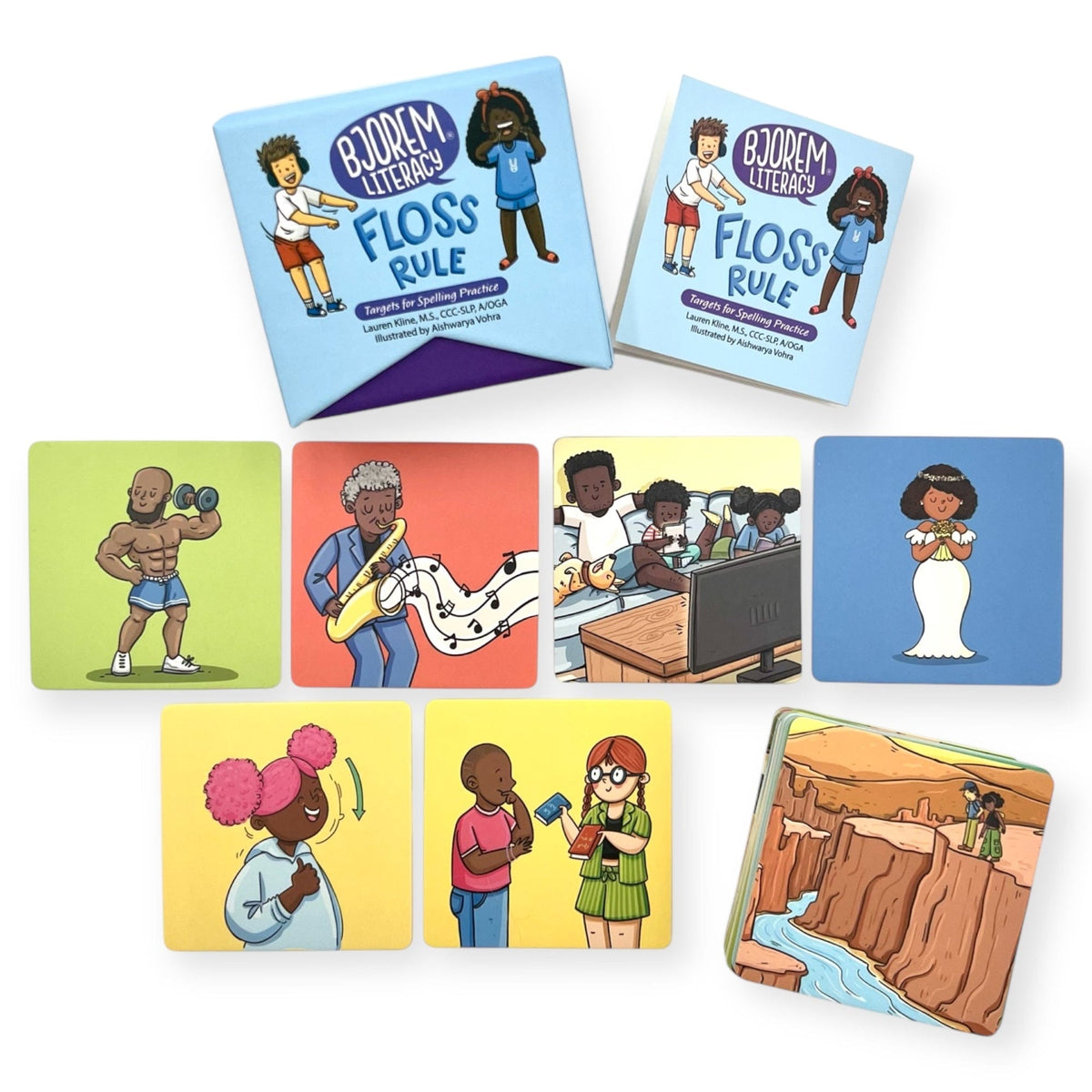 Floss Rule box with picture cards
