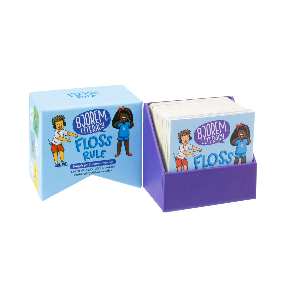 Open box of Floss Rule cards